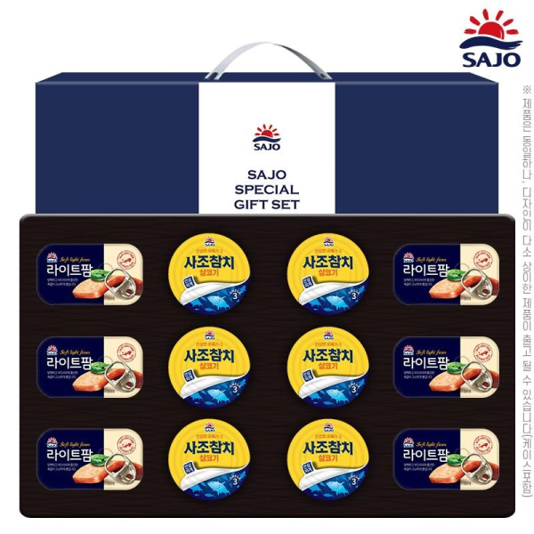 사조 혼합세트6-6호 추석 선물세트 (참치6개,라이트팜6개)
