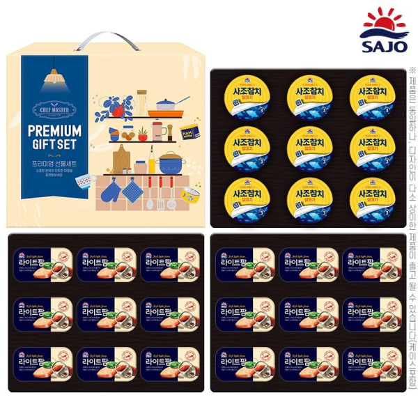 사조 혼합세트9-18호 추석 선물세트 (참치9개,라이트팜18개)