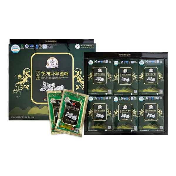 정삼원 고려 헛개진액 골드 70ml x 30포