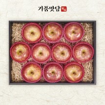 [기품맛담] 명품 고당도 사과 선물세트 1호 (9-10입/중과2.5kg내외)