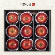 [기품맛담] 명품 고당도 사과 선물세트 4호 (9입/특대과/ 3.5kg내외)