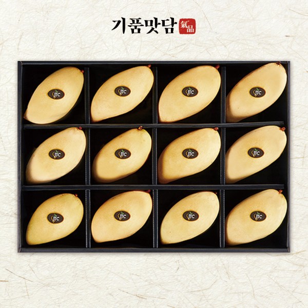 [기품맛담] 고당도 프리미엄 골드망고 선물세트 4호 (12입/4kg내외)