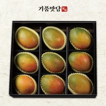 [기품맛담] 고당도 스페셜 애플망고 선물세트 2호 (9입/3.6kg내외)