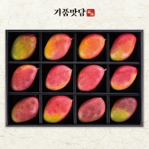 [기품맛담] 고당도 스페셜 애플망고 선물세트 3호 (12입/4.8kg내외)