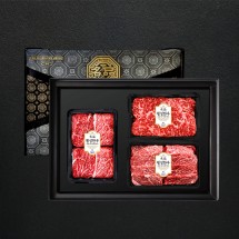 1등급 횡성한우 암소명품구이 1.2kg 선물세트7호 (꽃4/채4/살4)