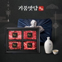 [기품맛담] 한우 1+등급 프리미엄 꽃등심 모듬구이 선물세트 1호 1.2kg (꽃3/업3/제3/보3)