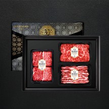 1+등급 횡성한우명품 특선 선물세트2호 1.2kg (꽃4/채4/갈4)