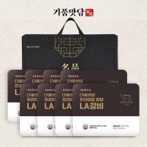 [기품맛담] 프리미엄 양념 LA갈비 선물세트 4호 4kg