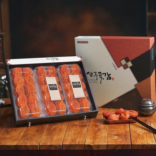 [상주곶감] 상주 수라곶감 선물세트 반건시 2호 / 대과 30과 1.8kg내외