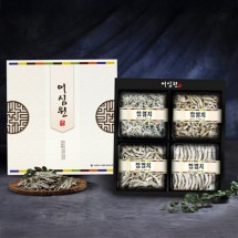 [어심원] 웃음가득1호 멸치 선물세트 (볶음용150g+조림용특150g+조림용130g+국물용130g)