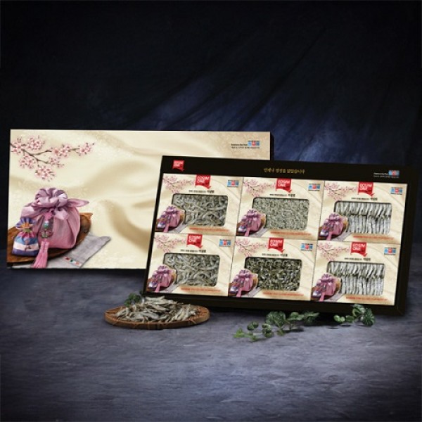 [어심원] 만선특호 멸치 선물세트 (볶음용170g+조림용특170g+조림용340g+국물용340g)