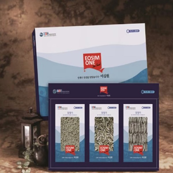 [어심원] 정성1호 멸치 선물세트 (볶음용180g+조림용180g+국물용180g)