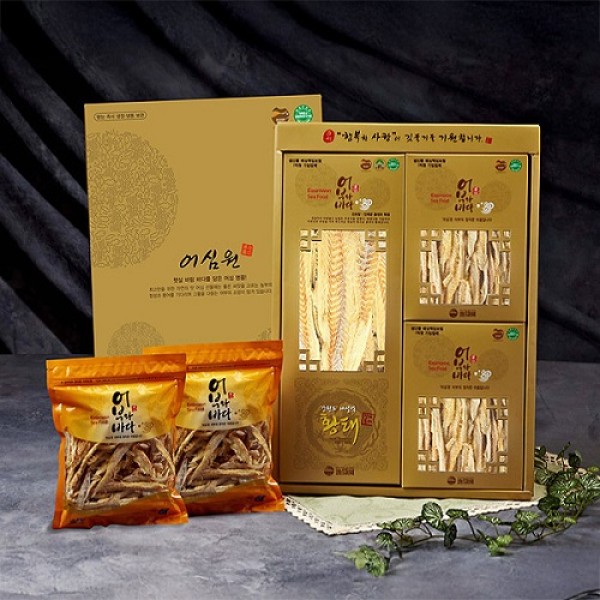 [어심원] 황태1호 (황태채100g+황태채100g+황태포2미)