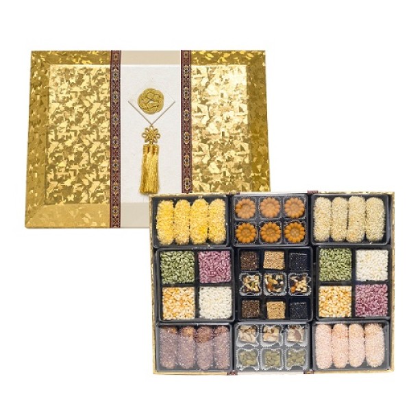 [천만송이] 구절초 한과 선물세트 3단구성 800g