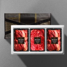 1+ 숙성한우특선 구이 1kg 선물세트7호 (꽃4/꽃4/채2)