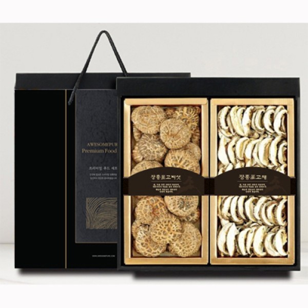 [장흥농협] 프리미엄 국내산 표고버섯&표고채 2종 세트