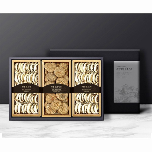 [장흥농협] 프리미엄 명품 표고버섯&표고채 실속 세트