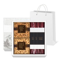 [어썸퓨어] 한우 수제 육포 & 견과 세트 (호두&캐슈넛) C