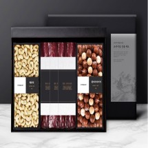 [어썸퓨어] 한우 수제 육포 & 견과 3종 세트 B
