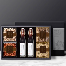 [어썸퓨어] 프리미엄 지리산 야생화 청정꿀 & 임금님 진상 견과 세트