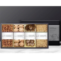[어썸퓨어] 프리미엄 국내산 명품 버섯 & 임금님 진상 견과 4종 세트 B