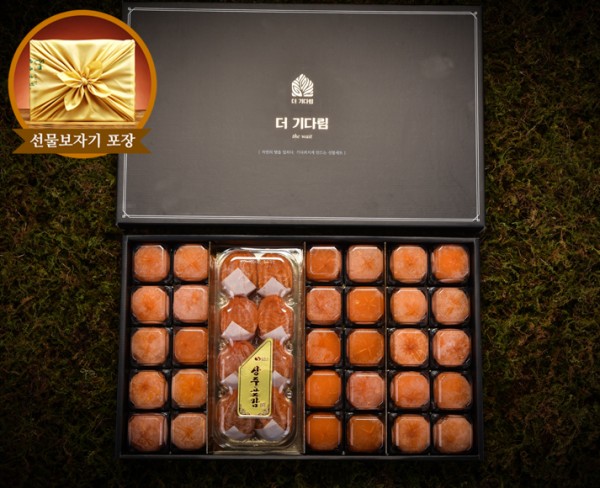 [더 기다림] 상주초당곶감 특왕 햇 반건시 혼합 프리미엄 고객감동 1호 선물세트[38개 3kg내외]