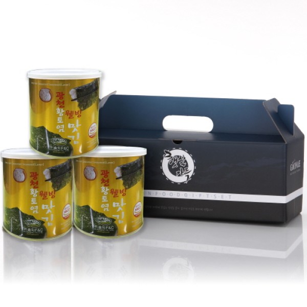 [가온애] 햇살가득 광천김 실속 캔2호