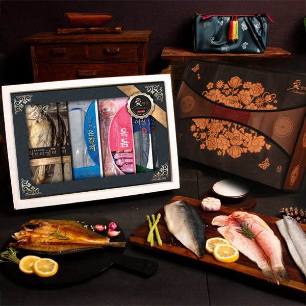 [애명작컬렉션] 대표수산(4종) 특선2호(찐보리大,갈치,옥돔,고등어)