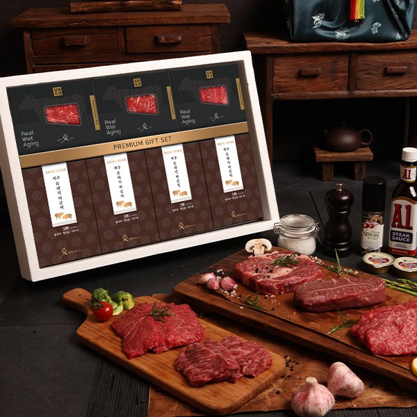 [애명작컬렉션] 구이특선 한상스페셜 2호(7팩/꽃채보흑떡4)