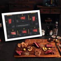 [미식가의 반상] 투뿔숙성 명품기획_오마카세 6선 프리미엄(꽃2채2안2삼3보3차2통후추소금)