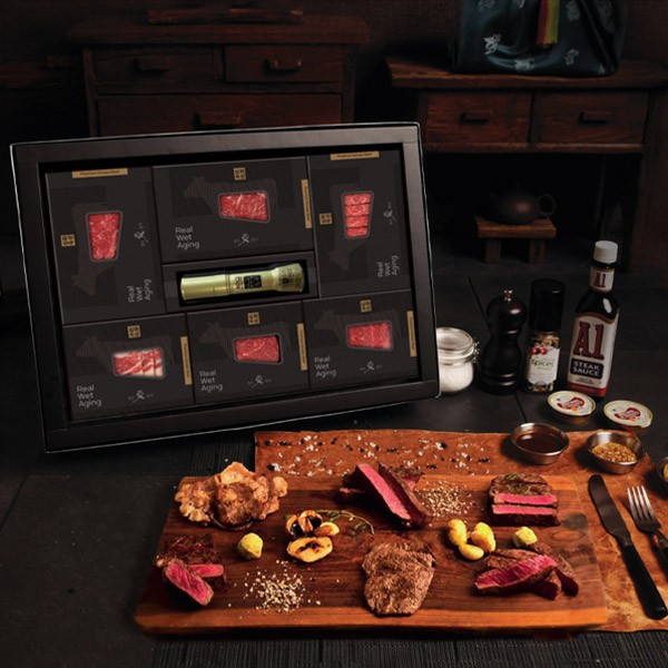 [미식가의 반상] 숙성한우 명품기획_오마카세 6선(꽃2채2안2차2삼2보2)