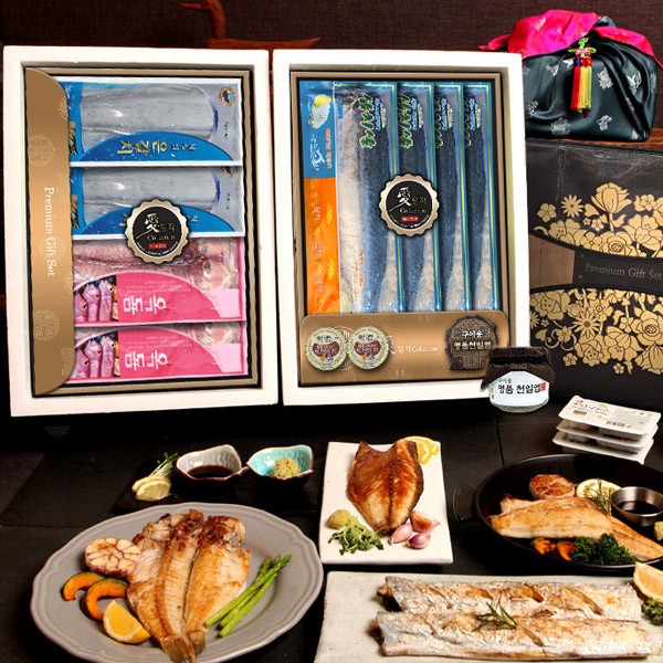[미식가의 반상] 초신선 제주大魚 3종 구이특선(2단/With 이즈니버터,천일염)