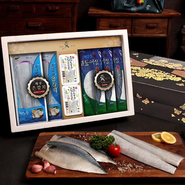 [미식가의 반상] 구이생선 제주은갈치&고등어세트(With 와사비간장)