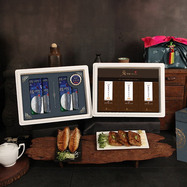 [고급한정식] 더블특선 _제주흑돼지 떡갈비&고등어순살 세트(1.35kg+1,4kg)