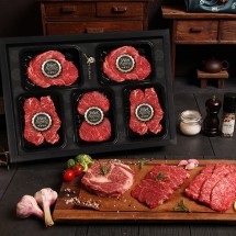 [한우애명작] 숙성한우 구이&스테이크 프리미엄 특호(꽃꽃채채안)