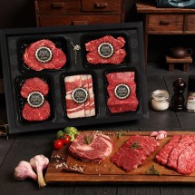 [한우애명작] 숙성한우 구이&스테이크 5종 프리미엄(꽃채안차보)