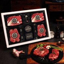 [한우애명작] 숙성한우 꽃등심&채끝 미식특호(With 미식키트)