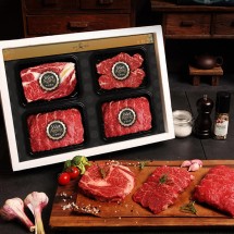 [한우애명작] 숙성한우 구이&정육 기획한정 1호(꽃채불불)