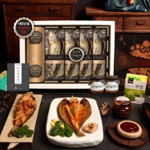 [영광애명작] 법성포 찐보리굴비 한정 스페셜 2호(大/4미/갈치살젓2/녹차작설4)