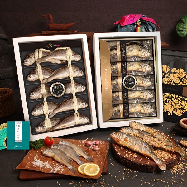 [고급한정식] 법성포참굴비&찐보리굴비 특2호(2단구성)