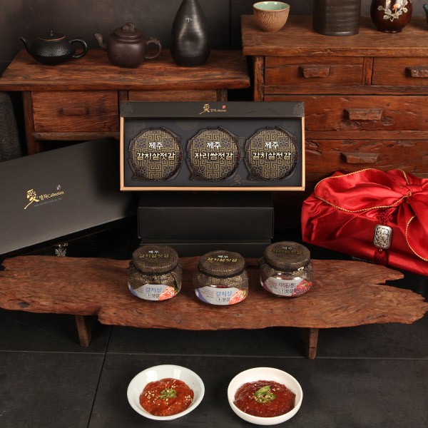 [제주젓갈 명장] 인기젓갈 2종 한정스페셜(갈치살젓갈2&자리쌈젓갈1)