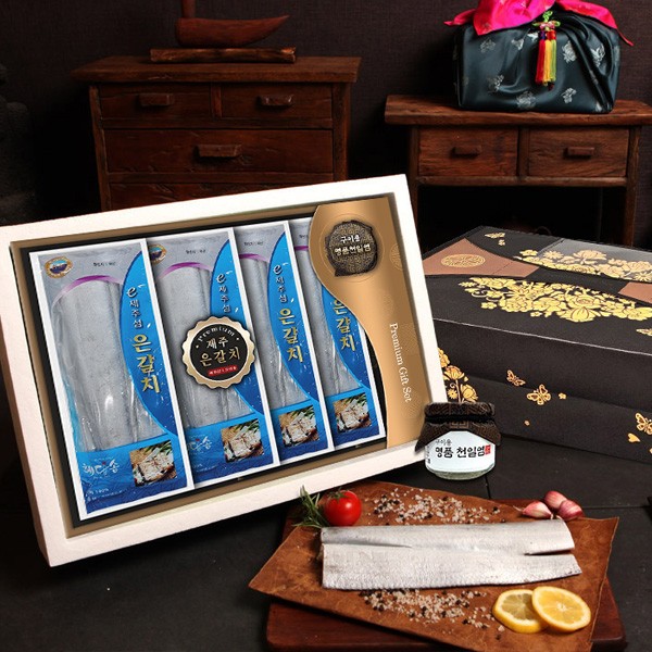 [제주애명작] 초신선 大은갈치 구이특선 한정스페셜 2호(4미/구이용 천일염80)