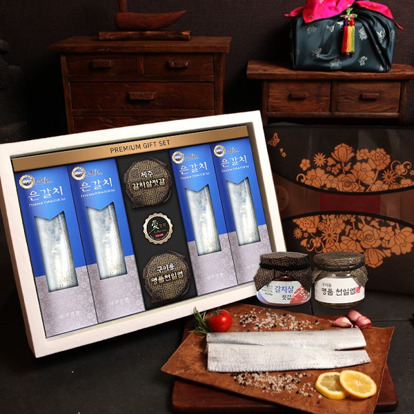 [제주애명작] 大은갈치 명품 한정특선(4미,갈치살젓,천일염120)