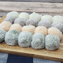 우리쌀로 빚은 찹쌀모찌 흰찹쌀떡 12개 x 1박스