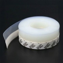 투명 실리콘 문풍지 방풍지 외풍차단 테이프 25mm 5M