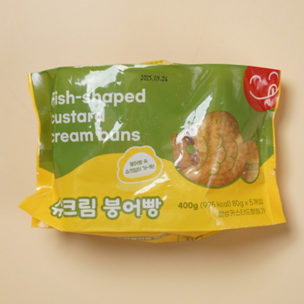 속이 꽉찬 슈크림 붕어빵 5개입 400g x 3팩