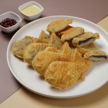 속이 꽉찬 찹쌀떡 팥 1팩 + 슈크림 붕어빵 1팩