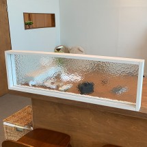 우드 파티션 책상 가림막 칸막이 화이트