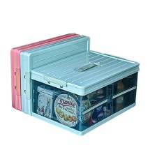 더쎈 투명 접이식 정리함 55L 차량용 트렁크 다용도