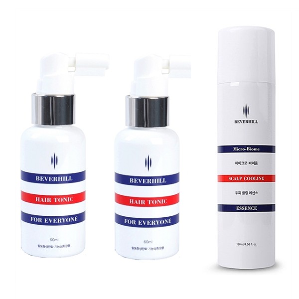 베버힐 토닉 60ml 2개 + 쿨링 스프레이 120ml 1개 탈모완화 두피건강